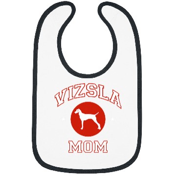 Discover Dog Vizsla Mom Bibs
