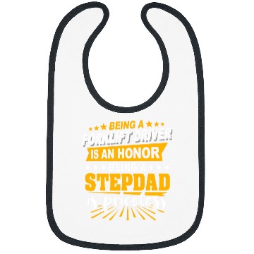 Discover Fork Lift Truck Stepdad Forklift Operator Bibs