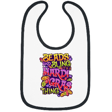 Discover Beads And Bling Its A Mardi Gras Thing Bibs