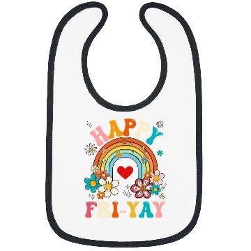 Discover Groovy Happy FriYay Friday Lovers Fun Teacher Bibs
