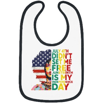 Discover Black History Month Juneteenth Dashiki American Flag Bibs