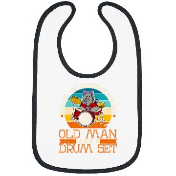 Discover Funny Drummer drumsticks drummer musician 23 Bibs