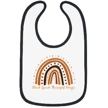 Discover Black Speech Therapist Speech Therapy SLP Bibs