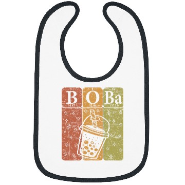 Discover Boba Tea Periodic Table Elements Bubble Tea Lover Nerd 6 Bibs