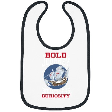 Discover Bold Journeys Boundless Curiosity Columbus Day Bibs