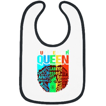 Discover Black History Month Juneteenth Melanin Black Women Queen Bibs