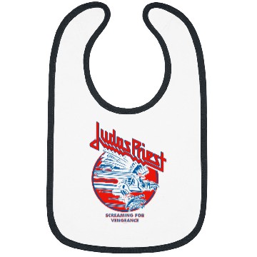 Discover Judas Priest Screaming For Vengeance Blue Eagle Bibs