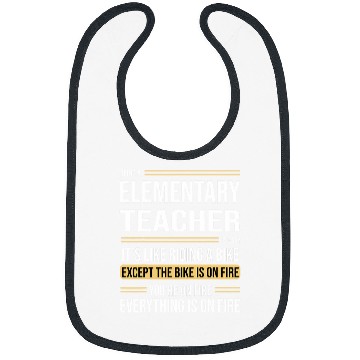 Discover Elementary Teacher Definition Funny Job Bibs