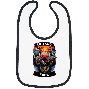 Discover Chicano Crew Motorcycle Biker Skull Bibs