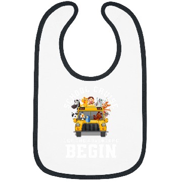 Discover Yellow School Bus Special Student Delivery Services Bibs
