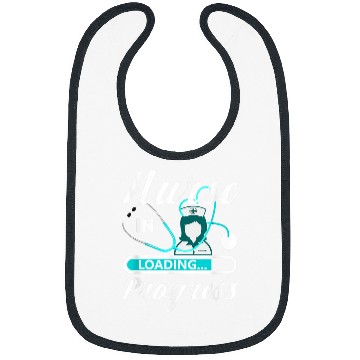 Discover nurses in Progress Student School Funny Nursing Apparel Bibs