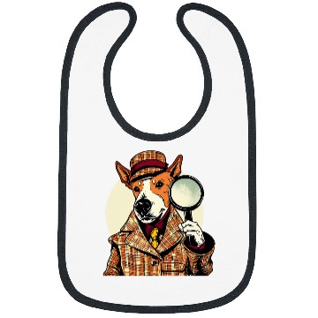 Discover Jack Russell Pet Detective Funny Dog Mystery 3 Bibs