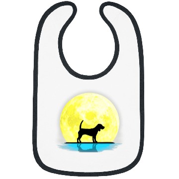 Discover Beagle Pet Lovers Full Moon Light Bibs