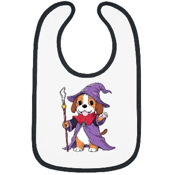 Discover Beagle Pet Wizard Funny Dog Magic 2 Bibs