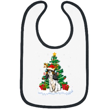 Discover Cavalier Pet Funny Cavalier King Charles Spaniel Christmas Tree Gift Bibs