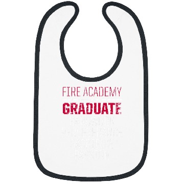 Discover Academy Student Hardwork Fireman Graduation Bibs