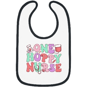 Discover Groovy One Hoppy nurses Bunny Spring Easter Nursing RN NICU 2 Bibs