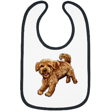 Discover Cavalier Pet Funny Cavalier king charles spaniel Cavapoo puppy Bibs
