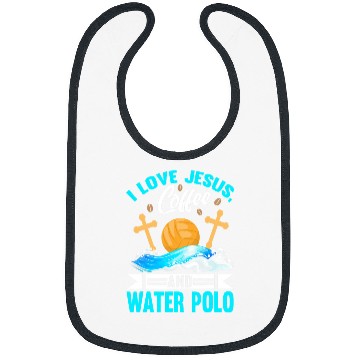 Discover Christian Water Polo I Love Jesus Water Polo Player Christ Bibs