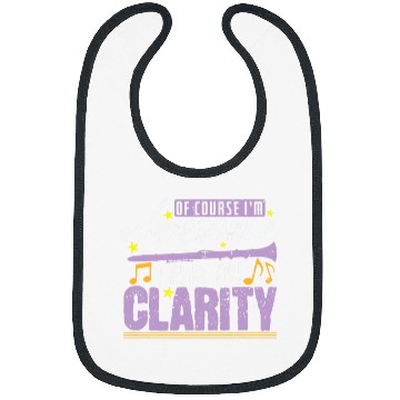 Discover Funny Clarinet Clear Clarinet Bibs