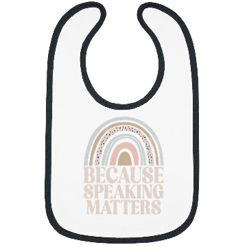 Discover Because Speaking Matters Speech Therapy Bibs