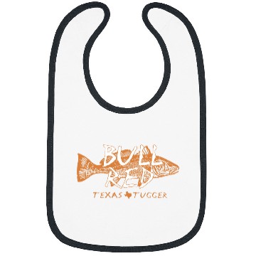 Discover Funny Drummer Fishing Gulf Redfish Red Drum Texas Tugger Bibs