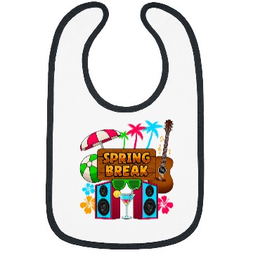 Discover Spring Break Party Semester break Spring Break Bibs