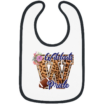 Discover Sport American Football Wildcats Pride Cheetah Leopard Print Football Wildcat Sports Bibs
