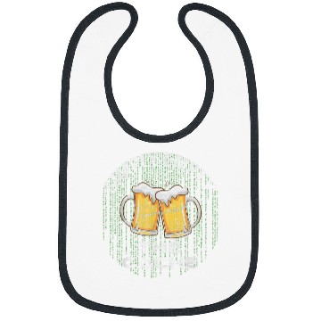 Discover IT specialist Computer science student Empty cache with beer Bibs
