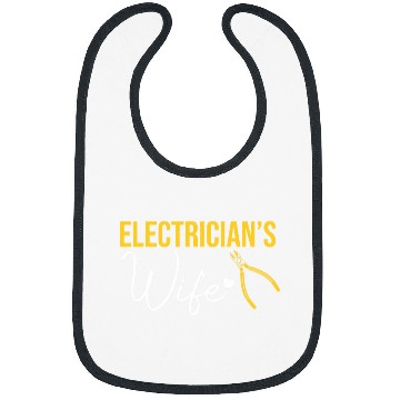 Discover Electricians Wife Electricity Worker Lineman Graphic Bibs