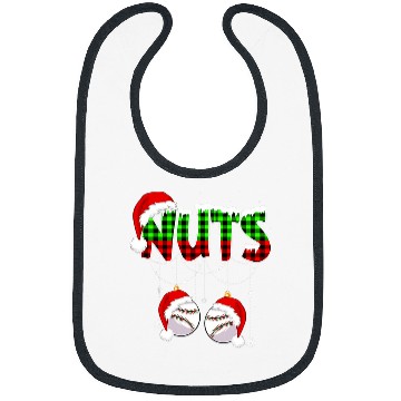 Discover Sport Baseball Nuts Baseball Softball Chestnuts Couples Funny Christmas Bibs