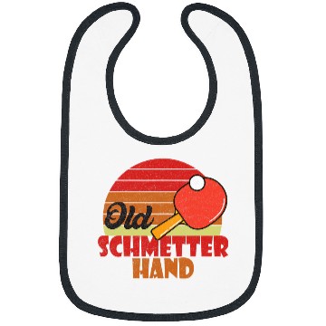 Discover Sport Ping Pong player old butterhand saying Bibs