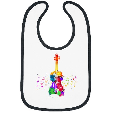 Discover Funny Violin Orchestra Violin Art Bibs