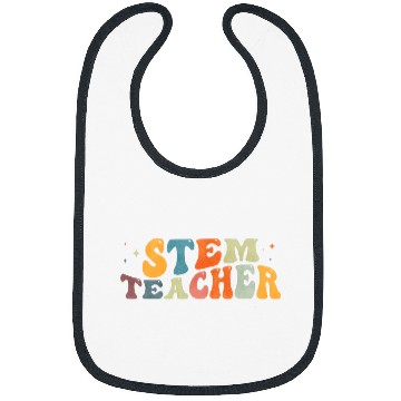 Discover Groovy Stem Teacher Science Technology Engineering Math Bibs