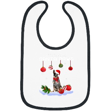 Discover Australian Cattle Pet Santa Christmas Tree Lights xmass Boys Bibs