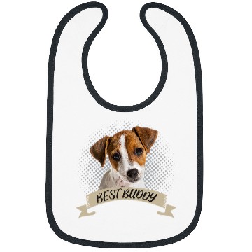 Discover Jack Russell Pet bests Friend Dog Portrait Bibs