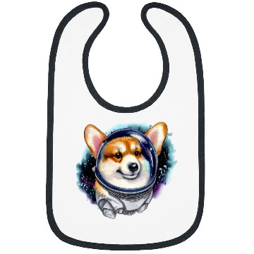 Discover Corgi Pet Cosmic Bibs