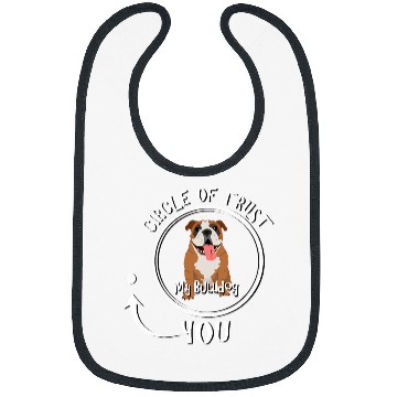 Discover English Bulldog Pet Trust Circle Bibs