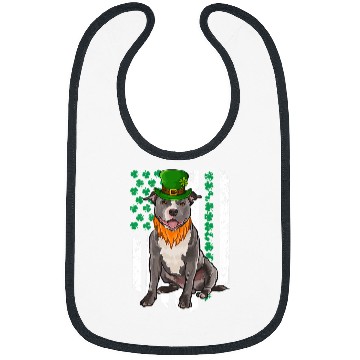 Discover Bull Terrier Pet Stafford Bull Terrier St Patricks Day Irish American Flag Bibs