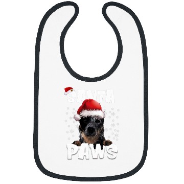 Discover Heeler Pet Funny Blue Heeler Christmas Lights Tree Dog Lover Xmas Bibs