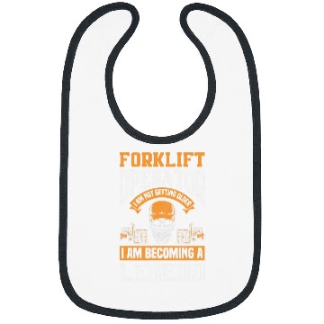 Discover Forklift Operator Becoming Legend Funny Forklift Driver Bibs