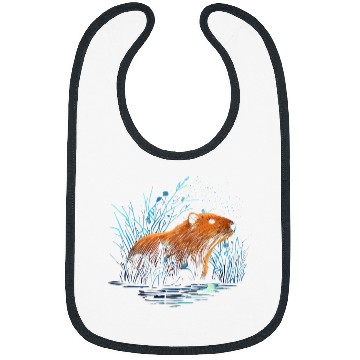 Discover capybaras Mammal 38 Bibs
