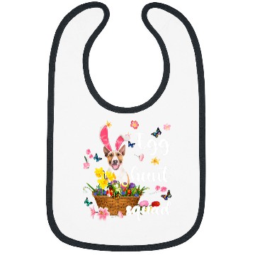 Discover Bull Terrier Pet Happy Easter Day Easter Colorful Egg Hunt Bibs