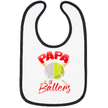 Discover Sport Baseball Softball Dad Pitcher Man Baseball Bat Husband Bibs