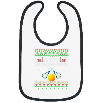 Discover Sport Lacrosse Gift Happy Lacrosse Days Ugly Christmas Sweater Snowflake Outfit Bibs