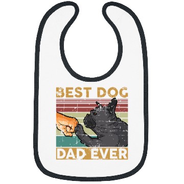 Discover French Bulldog Pet bests dog dad ever Bibs