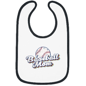 Discover Sport Baseball Mom Vintage Print Softball Mom Mothers Day Bibs