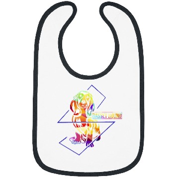Discover Basset Hound Pet Colorful France Basset Hound Bloodhound Bibs