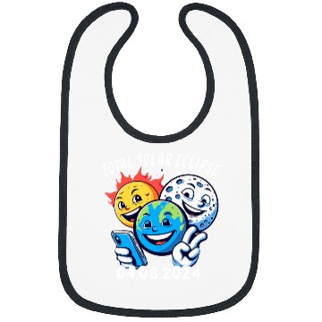 Discover Funny Earth Moon Sun Total Solar Eclipse April 8 2024 Bibs