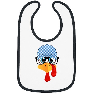 Discover Sport Baseball thanksgiving turkey face plaid fall baseball cap 2glasses 5 Bibs